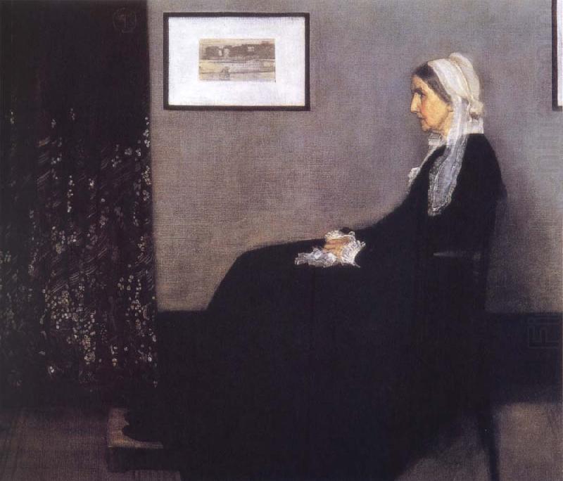 James Abbott McNeil Whistler Arrangement in Grey and Black Nr.1 or Portrait of the Artist-s Mother china oil painting image